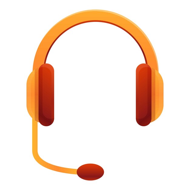 Home headset icon Cartoon of home headset vector icon for web design isolated on white background