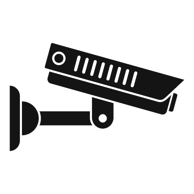 Home security camera icon Simple illustration of home security camera vector icon for web design isolated on white background