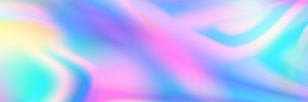 horizontal abstract pastel holographic texture design for pattern and background