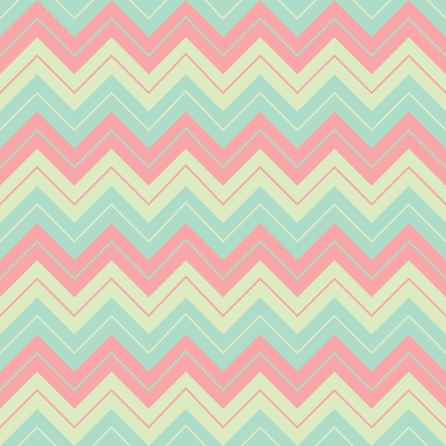 Horizontal geometric soft pastel colors broken lines seamless pattern sharp corners shape wrapping mockup