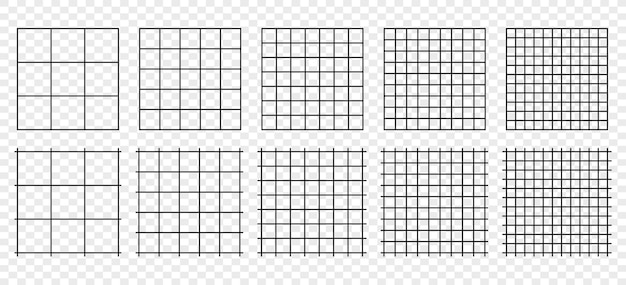 horizontal grid lines in graph style grid shapes vector design