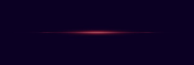 horizontal highlight line horizontal dynamic lines neon laser on a dark background