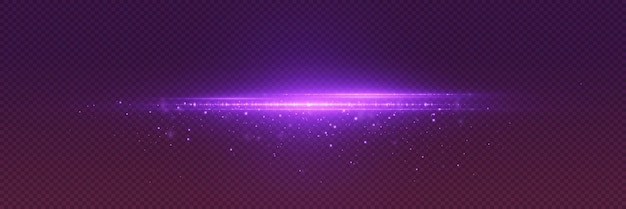 Horizontal line light effect