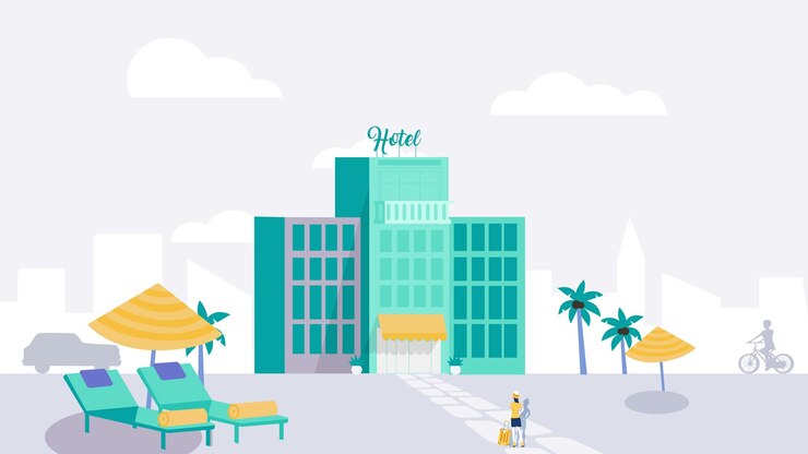 Hotel design vector illustration