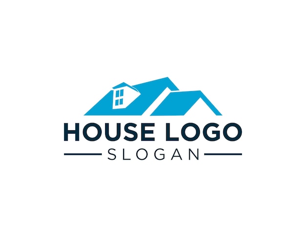 House logo design created using the Corel Draw 2018 application with a white background