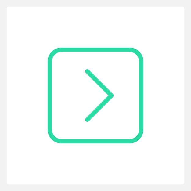 Hover forward button UI element template