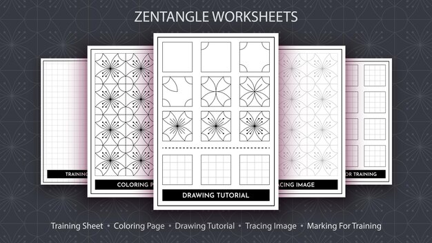 How to Draw a Zentangle Step by Step Drawing Tutorial