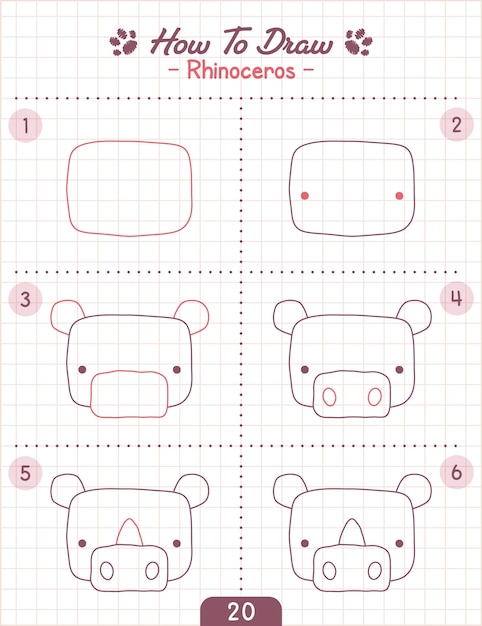how to draw doodle animal cartoon character step by step drawing tutorial