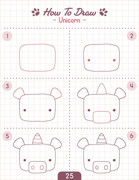 how to draw doodle animal cartoon character step by step drawing tutorial