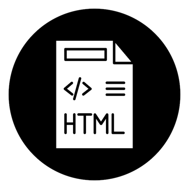 HTML File Icon