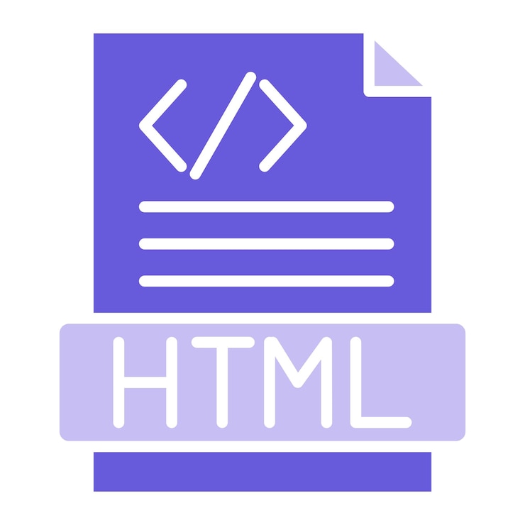 Vektör html file vector illustration