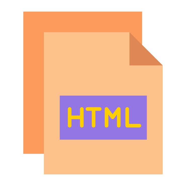 Vektör html simge
