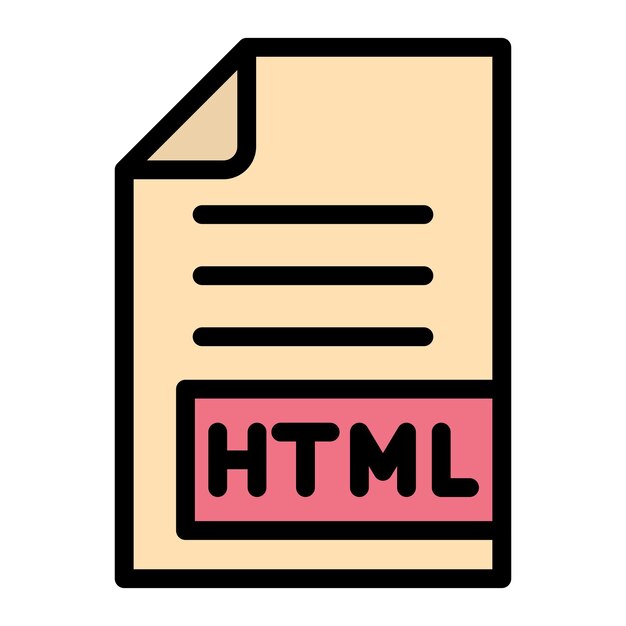 HTML Vector Icon Design Illustration