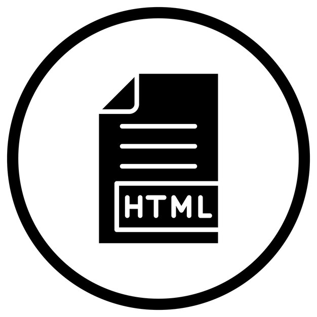 HTML Vector Icon Design Illustration