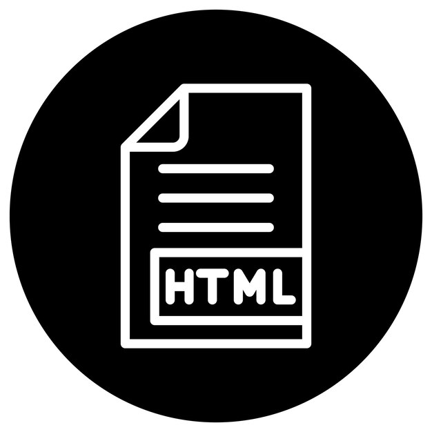 HTML Vector Icon Design Illustration