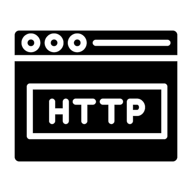 Http Vector Icon Design Illustration