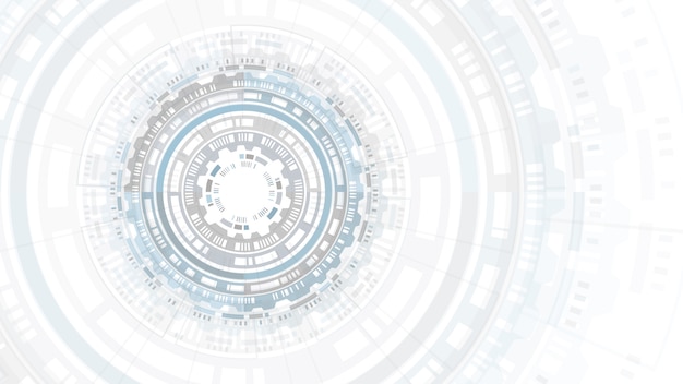 hud abstract circle structure futuristic user interface