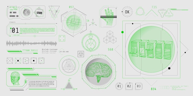 Hudinterface-design til afkodning af big data