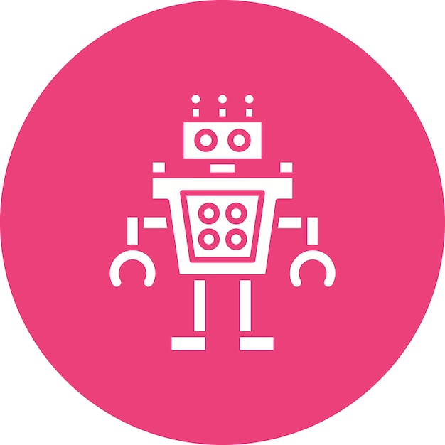 Humanoid Robot icon vector image Can be used for Artificial Intelligence