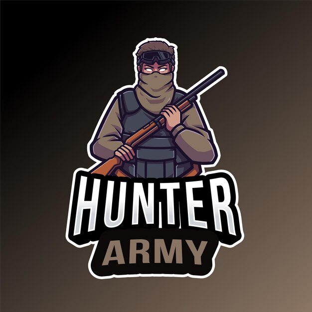 Hunter Army Logo Template