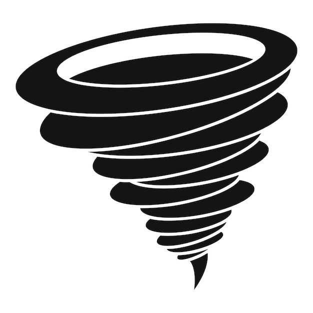Hurricane icon Simple illustration of hurricane vector icon for web