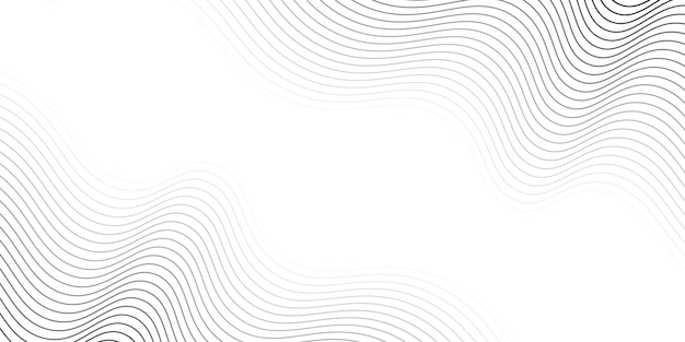 Hvid baggrund med minimalistiske linjer, abstrakt futuristisk moderne design. Vektorillustration
