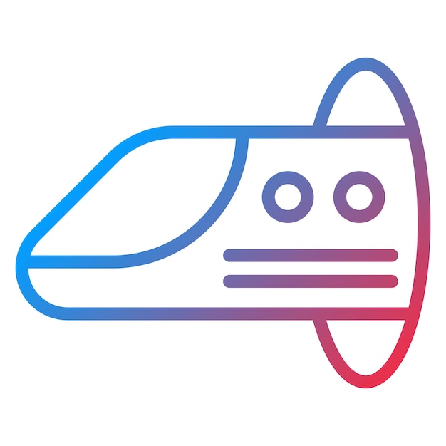 Hyperloop icon vector image Can be used for Railway