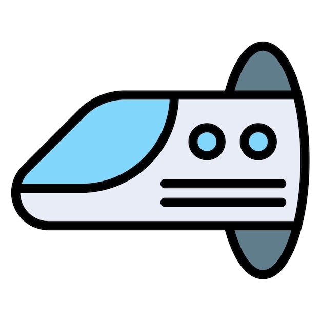 Hyperloop icon vector image Can be used for Railway