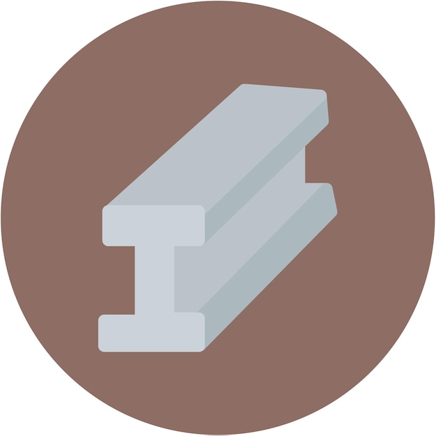 I Beam icon vector image Can be used for Mettalurgy