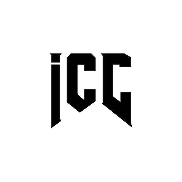 ICC letter logo design for technology company ICC logo design black and white color combination ICC logo ICC vector ICC design ICC icon ICC alphabet ICC typography logo design