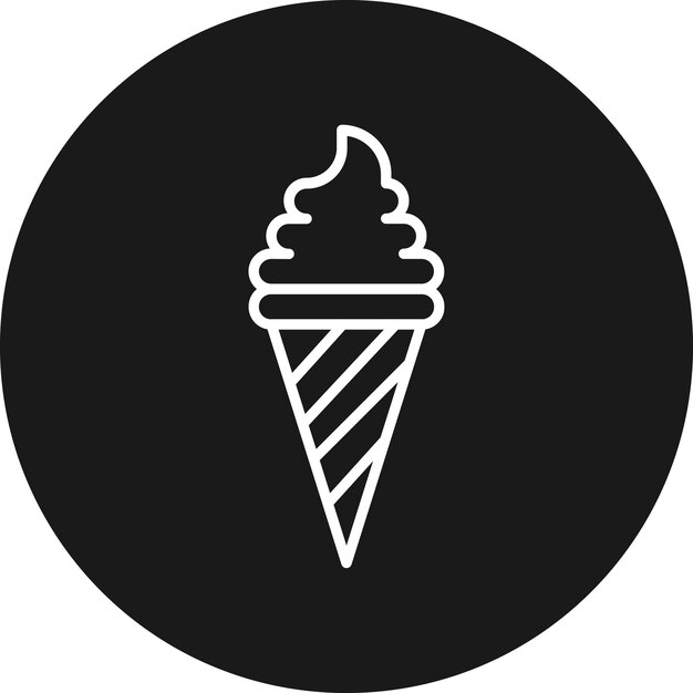 Icecream vector icon Can be used for Spring iconset