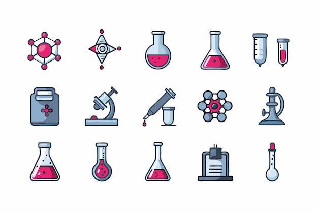 Icon Collection vector graphics illustration EPS source file format lossless scaling icon design