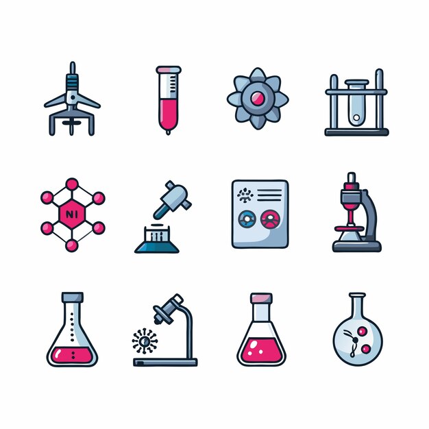 Icon Collection vector graphics illustration EPS source file format lossless scaling icon design
