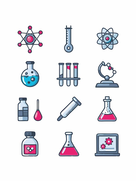 Icon Collection vector graphics illustration EPS source file format lossless scaling icon design