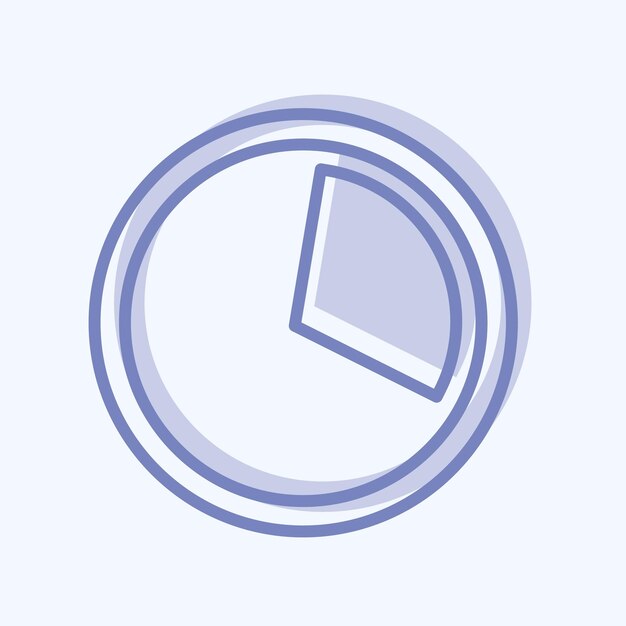 Icon Data Usage suitable for Mobile Apps symbol two tone style design editable