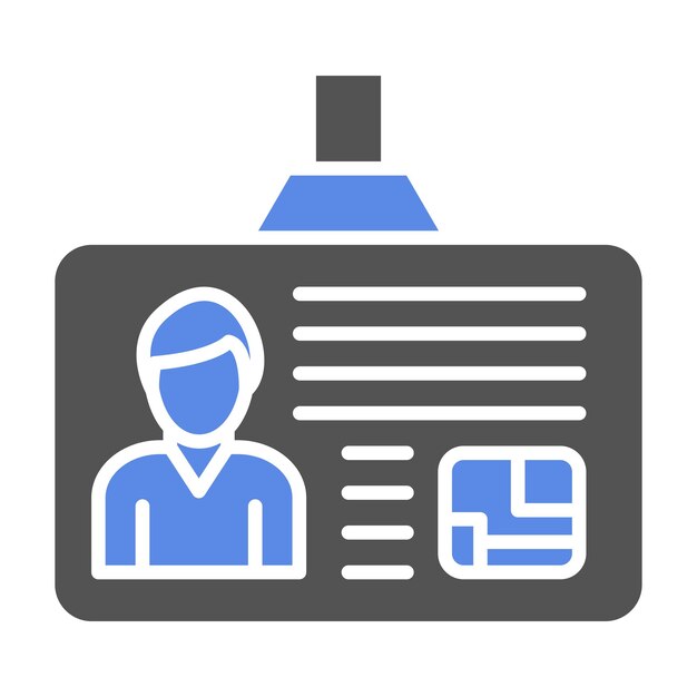 ID Card Icon Style