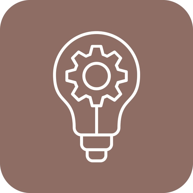 idea generation icon vector image can be used for project management