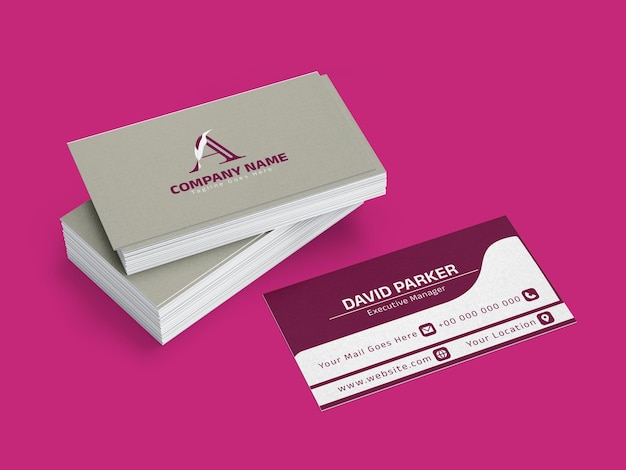 identity card template design for the modern people