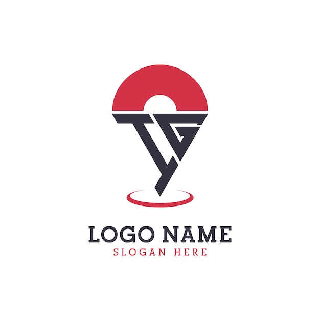 IG Location Icon Design Modern IG Pinpoint Logo for Navigation Map Apps and Location Based Businesses