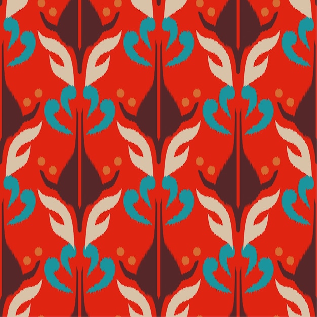 Ikat seamless pattern  