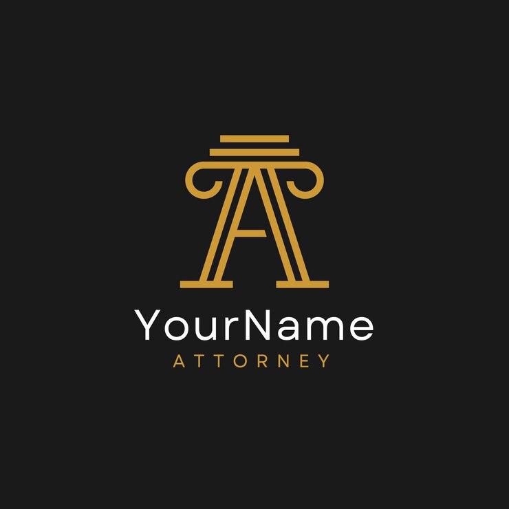 Vektör illustrated clean modern letter a logo law template