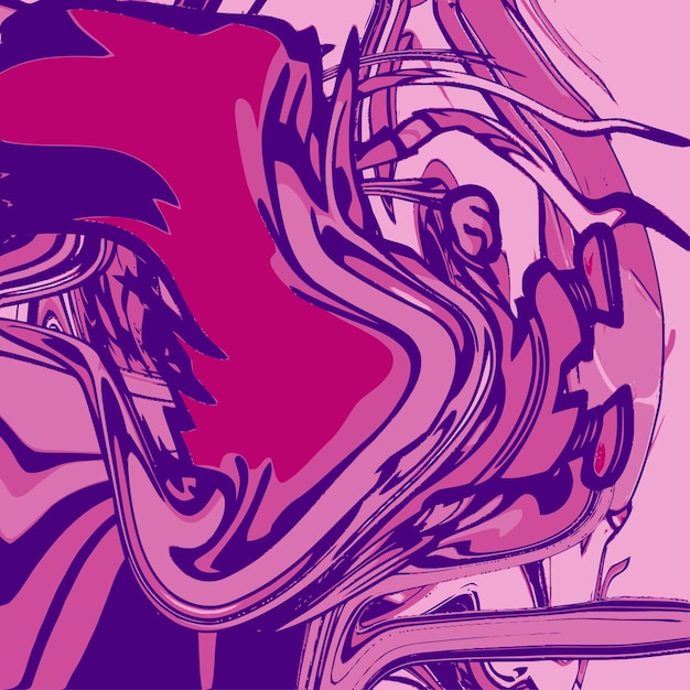 illustration af flydende design