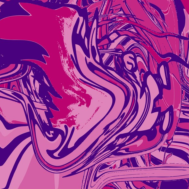 illustration af flydende design