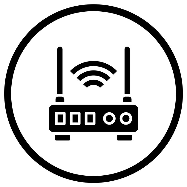 Illustration av vektordesign för Router-ikon