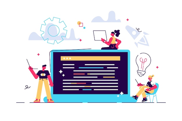Illustration in flat design