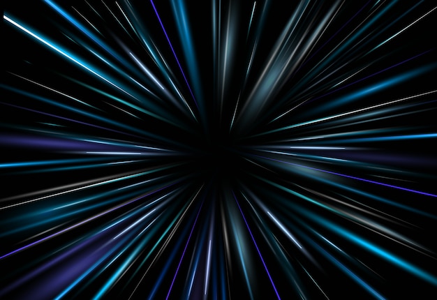  illustration light effect dark blue Light Abstract background. rey beam aura laser
