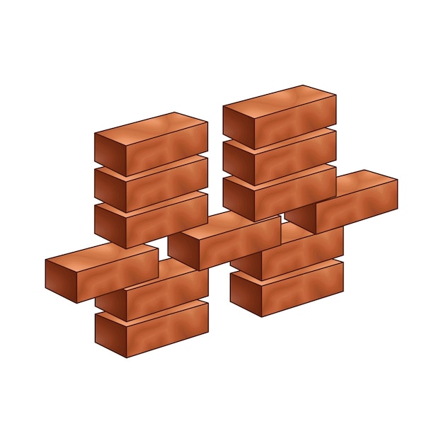 illustration of brick