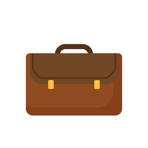 Illustration of brown briefcase