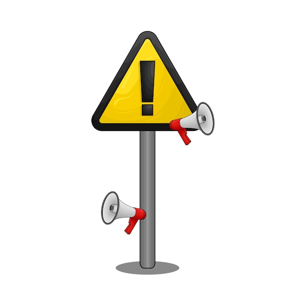 illustration of caution