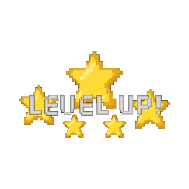 Vektör illustration of level up